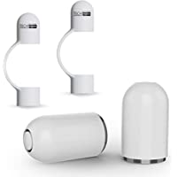 TechMatte Recambio Magnético de Tapa y Soporte para Apple Pencil (2 Piezas- Blanco)